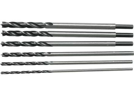 Набор сверл по дереву 6-8-10-12-13-14 мм L 300 мм 6 штук цилиндрический хвостовик СИБРТЕХ 702235 купить в Ноябрьске