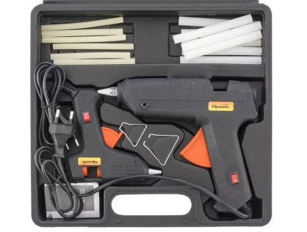 Набор клеевых пистолетов в кейсе 7/11 мм 20/100 Вт 3/8 г./мин. выключатель SPARTA 93038 купить в Ноябрьске