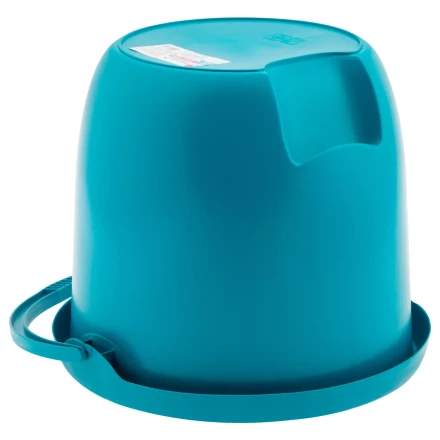 Ведро пластмассовое круглое 12 л, бирюзовое, Home Palisad 929575 купить в Ноябрьске