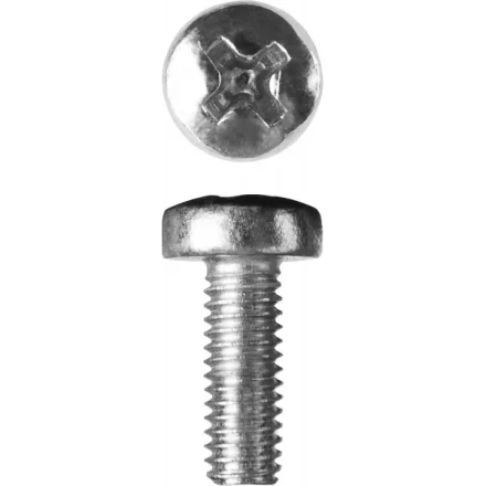 Винт ЗУБР &quot;МАСТЕР&quot; DIN 7985, класс прочности 4.8, оцинкованный, M3x10мм, 5кг 303150-03-010 купить в Ноябрьске