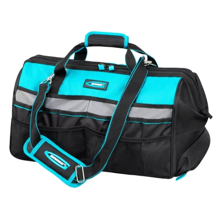 Сумка для инструмента Gross 90276, 500х280х290мм, выдвижная рукоятка, колеса, наплечный ремень купить в Ноябрьске