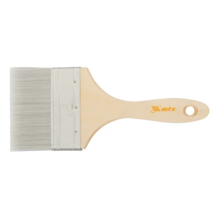 Кисть плоская для лаков &quot;Евро&quot; 4&quot;, искусственная щетина, деревянная ручка Matrix 83090 купить в Ноябрьске