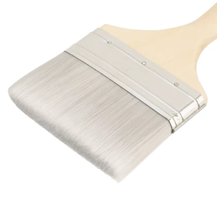 Кисть плоская для лаков &quot;Евро&quot; 4&quot;, искусственная щетина, деревянная ручка Matrix 83090 купить в Ноябрьске