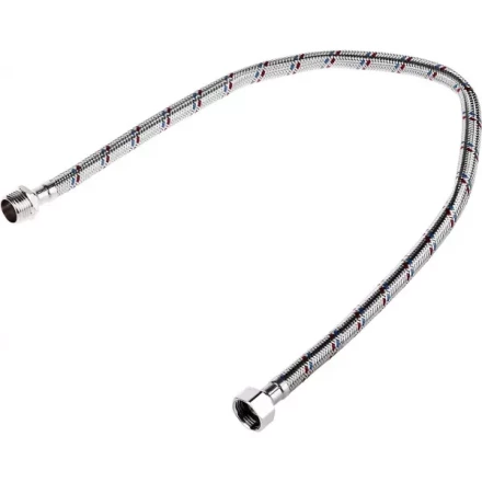 Подводка гибкая ЗУБР для воды, оплетка из нержавеющей стали, г/ш 1/2&quot; - 0,6м 51005-G/S-060 купить в Ноябрьске
