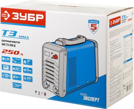 Сварочный инвертор с дисплеем ММА ЗАС-Т3-250-Д серия ПРОФЕССИОНАЛ купить в Ноябрьске