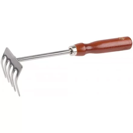 Грабельки GRINDA из нержавеющей стали с деревянной ручкой, 250 мм 8-421149_z01 купить в Ноябрьске