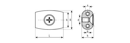 Зажимы троса Бочонок пакет серия Без серии купить в Ноябрьске