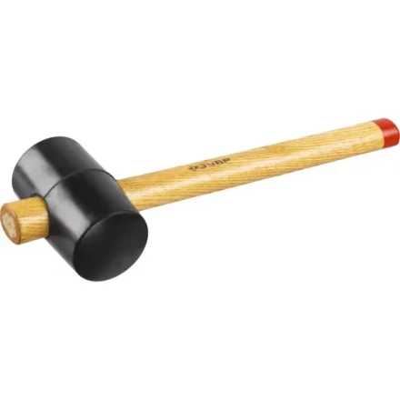 Киянка ЗУБР &quot;МАСТЕР&quot; резиновая с деревянной ручкой, 0,45кг 2050-65_z01 купить в Ноябрьске