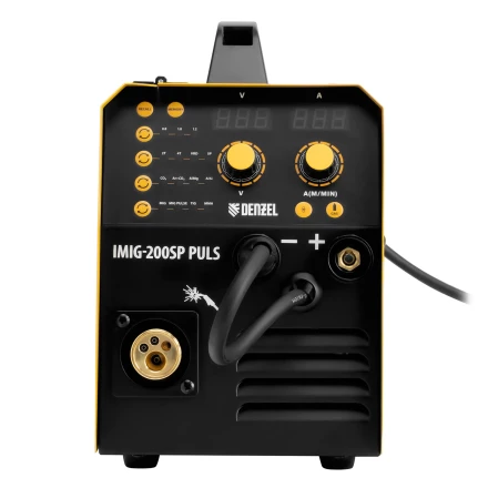 Аппарат инвертор. полуавтомат. cварки IMIG-200SP Pulse, 200 А, ПВ 60%, катушка 5 кг// Denzel 94362 купить в Ноябрьске