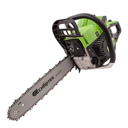 Пила цепная бензиновая БП-4540, 45 см3, шина 40 см, шаг 0.325, паз 1,5 мм, 64 звена Сибртех 95208 купить в Ноябрьске