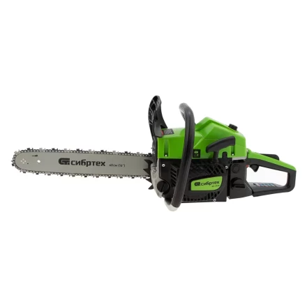 Пила цепная бензиновая БП-4540, 45 см3, шина 40 см, шаг 0.325, паз 1,5 мм, 64 звена Сибртех 95208 купить в Ноябрьске