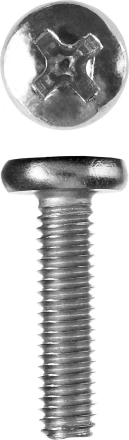 Винт ЗУБР &quot;МАСТЕР&quot; DIN 7985, класс прочности 4.8, оцинкованный, M3x12мм, 5кг 303150-03-012 купить в Ноябрьске