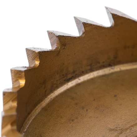 Коронка по металлу HSS, 53 мм, нитридтитановое покрытие Denzel 724117 купить в Ноябрьске