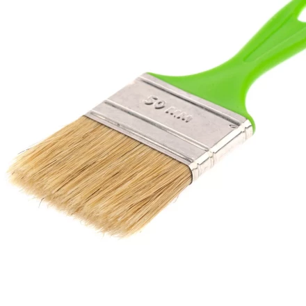Кисть флейцевая &quot;Евро&quot;, 50 x 8, натуральная щетина, пластиковая ручка Сибртех 83302 купить в Ноябрьске