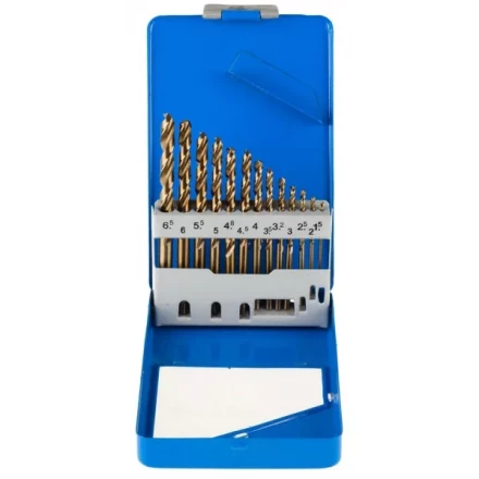 Набор ЗУБР &quot;ЭКСПЕРТ&quot; Свёрла &quot;КОБАЛЬТ&quot; по металлу, быстрорежущая сталь Р6М5К5, в мет. боксе, 1,5-6,5мм, 13шт 29626-H13-M купить в Ноябрьске