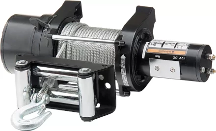 Лебедка автомобильная электрическая 2.2 т 12 В  DENZEL 520405 купить в Ноябрьске