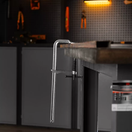 Струбцина F-образная Denzel, 80x300мм, кованая 20466 купить в Ноябрьске