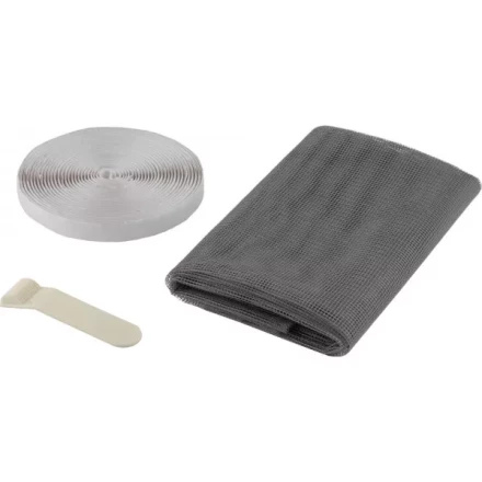 Сетка STAYER &quot;COMFORT&quot; противомоскитная для окна, с крепежной лентой, серая, ПЭТ, 1,1 х 1,3м 12481-11-13 купить в Ноябрьске