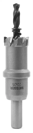ТСТ коронка MESSER 22X25 с центрирующим сверлом и толкающей пружиной купить в Ноябрьске