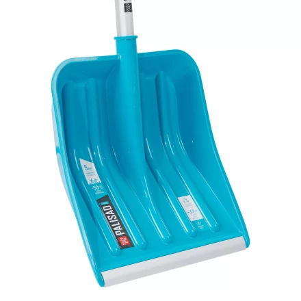 Лопата для уборки снега Palisad 61776, полипропилен, 350х405х1300мм, алюминиевый черенок, ПВХ накладка, LUXE купить в Ноябрьске