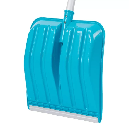 Лопата для уборки снега Palisad 61776, полипропилен, 350х405х1300мм, алюминиевый черенок, ПВХ накладка, LUXE купить в Ноябрьске