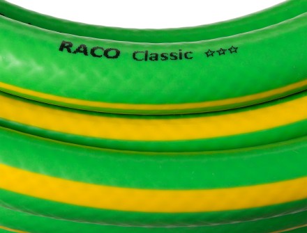 Шланг RACO CLASSIC поливочный, 25атм., армированный, 3-х слойный, 1/2&quot;х20м 40306-1/2-20_z01 купить в Ноябрьске