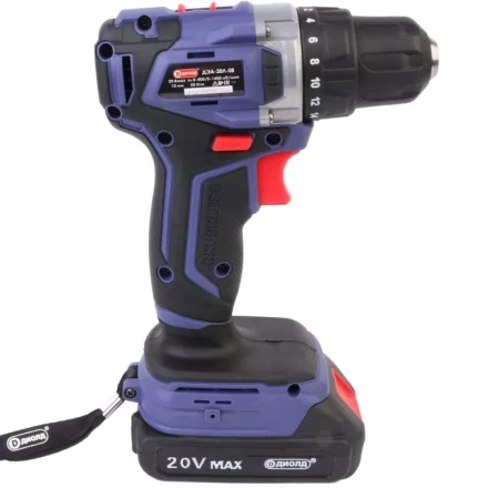 Аккумуляторная дрель-шуруповерт Диолд ДЭА-20Л-08 купить в Ноябрьске