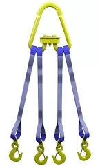 Строп текстильный четырехветвевой 4СТ 2.5 т L=5.5 м SF6 30 мм Звено РТ-3 купить в Ноябрьске