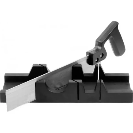 Набор DEXX: Стусло пластмассовое + пила для стусла, для заготовок до 65х35мм, ножовка 300мм 1538-30 купить в Ноябрьске