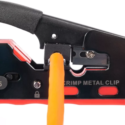 Кримпер многофункциональный КВТ JT-04А с 2 встроенными модулями для обжима RJ-45 (Cat 7), RJ-12, RJ-11 (89439) купить в Ноябрьске