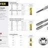 Плашка круглая ручная STAYER "MASTER", сталь 9ХС, для трубной резьбы G 3/4`` 28029-3/4 купить в Ноябрьске