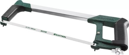 Ножовка по металлу KRAFTOOL &quot;PRO-Kraft&quot;, 185 кг рычажное натяжение,обрезиненные рукоятки, биметаллическое полотно, 300 мм 15801_z01 купить в Ноябрьске