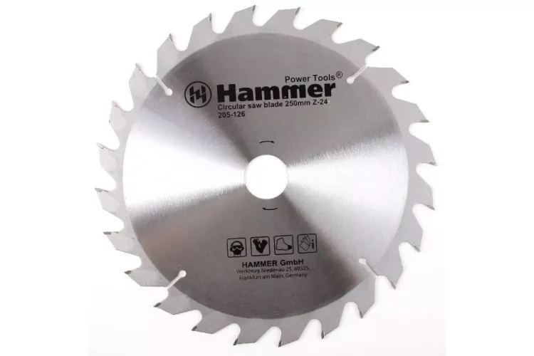 Диск пильный твердосплавный HAMMER Ф250х30мм 24зуб. купить в Ноябрьске