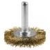 ЗУБР &quot;ЭКСПЕРТ&quot;. Щетка дисковая для дрели, двухрядная, витая латунированная стальная проволока 0,3мм, 75мм 3520-075-2_z01 купить в Ноябрьске