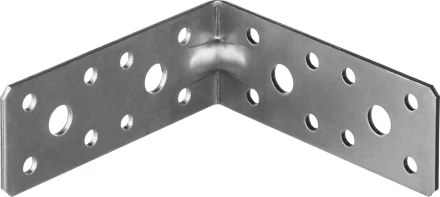 ЗУБР УКУ-2.0, 35 x 90 x 90 x 2 мм, цинк, усиленный крепежный уголок (310116-35-090) купить в Ноябрьске