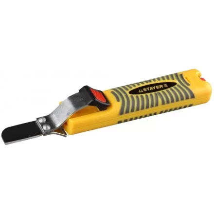 Съемник изоляции кабелей с дополнительным лезвием, 8 - 28 мм, STAYER 2-45303 купить в Ноябрьске