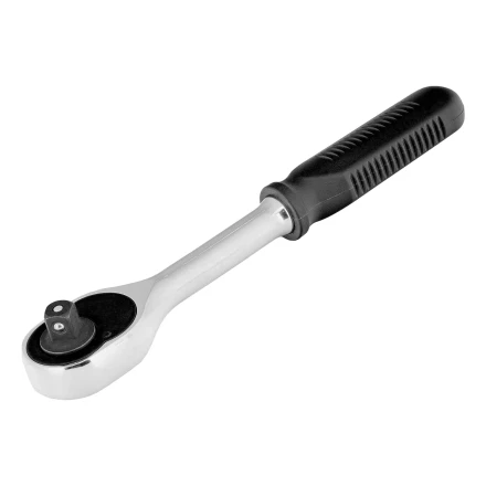 Ключ-трещотка 3/8&quot;, 45 зубьев, с быстрым сбросом, CrV, хром// Сибртех 14002 купить в Ноябрьске