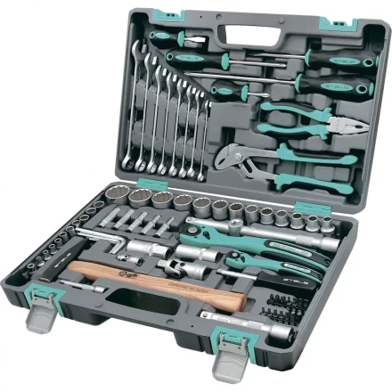 Набор инструментов 76 предметов 12 гранные головки STELS 14116 купить в Ноябрьске