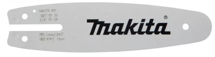 Шина 15 см, шаг 0.325, паз 1.1 мм, 32 звена Makita 1912F1-4 (для DUC150) купить в Ноябрьске