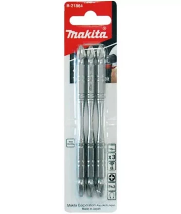Биты Makita PH2 110мм 3шт, 2-х сторонние (B-21864) купить в Ноябрьске