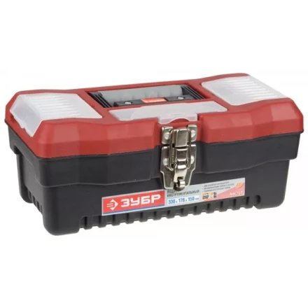 Ящик ЗУБР &quot;МАСТЕР&quot; пластмассовый для инструмента, 33x17,8x15см, 13&quot; 38321_z01 купить в Ноябрьске