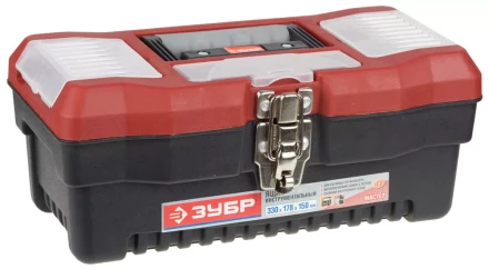 Ящик ЗУБР &quot;МАСТЕР&quot; пластмассовый для инструмента, 33x17,8x15см, 13&quot; 38321_z01 купить в Ноябрьске
