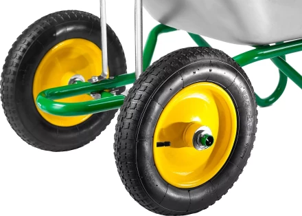 Тачка GRINDA садово-строительная двухколесная, 90 л, грузоподъемность 180 кг 422397_z01 купить в Ноябрьске