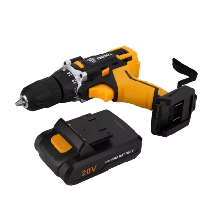 Дрель аккумуляторная DKCD20FU-Li DEKO + набор 63 инструмента, 063-4093 купить в Ноябрьске