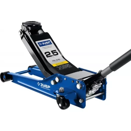 Домкрат гидравлический подкатной X85, 2,5т, 75-515мм, ЗУБР Профессионал 43051-3 43051-3_z01 купить в Ноябрьске