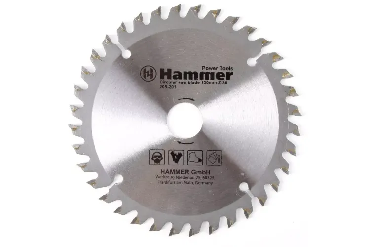 Диск пильный твердосплавный HAMMER Ф130х20мм 36зуб. (205-201) купить в Ноябрьске