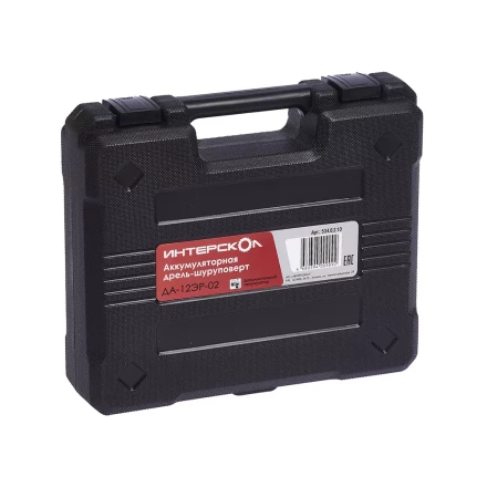 Аккумуляторная дрель-шуруповерт со съемным патроном ИНТЕРСКОЛ ДА-12ЭР-02 КОМБИ Li-ion (2 х 1,5Ач) купить в Ноябрьске