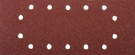 Лист шлифовальный ЗУБР &quot;МАСТЕР&quot;, 14 отверстий, для ПШМ на зажимах, Р40, 115х280мм, 5шт 35594-040 купить в Ноябрьске