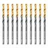 Сверло по металлу, 3,5 мм, HSS-Tin, Golden Tip, 10 шт. Denzel 717207 купить в Ноябрьске