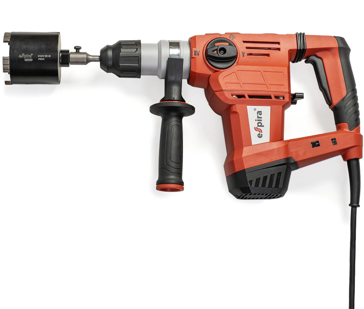 Перфоратор ESPIRA RHI-P3203 (sds plus, 220–240В/50Гц, мощн.1500Вт, ск. хол хода 950 об/м, эн.уд .4,0 Дж, 5.6 кг), 400452 купить в Ноябрьске
